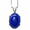 Handmade 925 Silver Lapis Lazuli Necklace