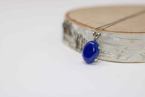 Handmade 925 Silver Lapis Lazuli Necklace - Image 6