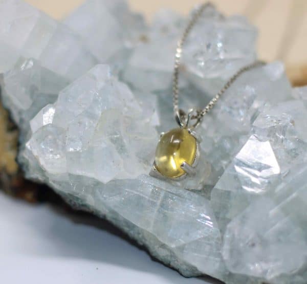 Natural Citrine Necklace | Citrine Healing Crystal Necklace - Image 8