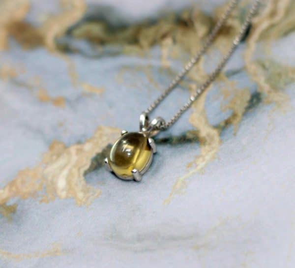 Natural Citrine Necklace | Citrine Healing Crystal Necklace - Image 7