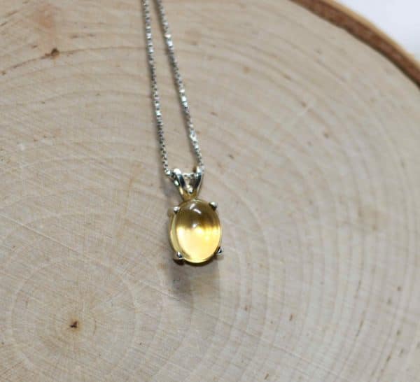Natural Citrine Necklace | Citrine Healing Crystal Necklace - Image 6