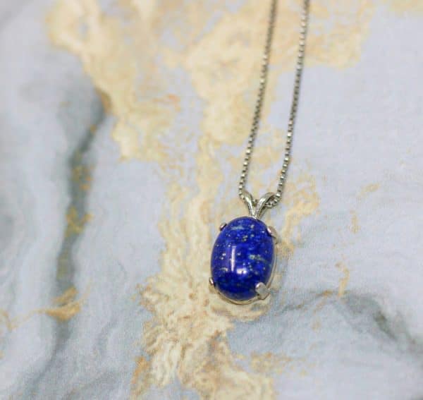 Lapis Lazuli Necklace | December Birthstone Necklace - Image 4