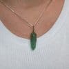 Wire Wrap Green Aventurine Necklace - Image 5