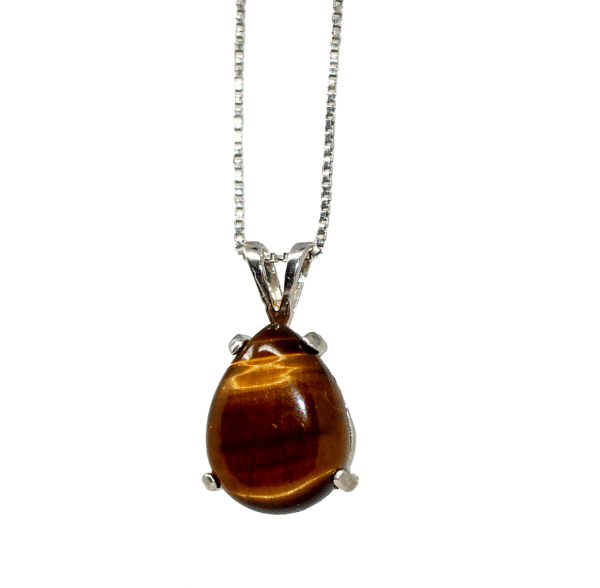 Teardrop Tiger Eye Necklace