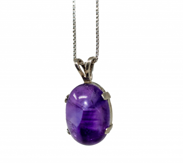 Crystal Amethyst Necklace | Element of Zen February Birthstone Necklaces