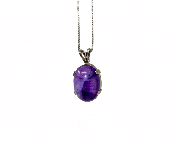 Crystal Amethyst Necklace | Element of Zen February Birthstone Necklaces - Image 9