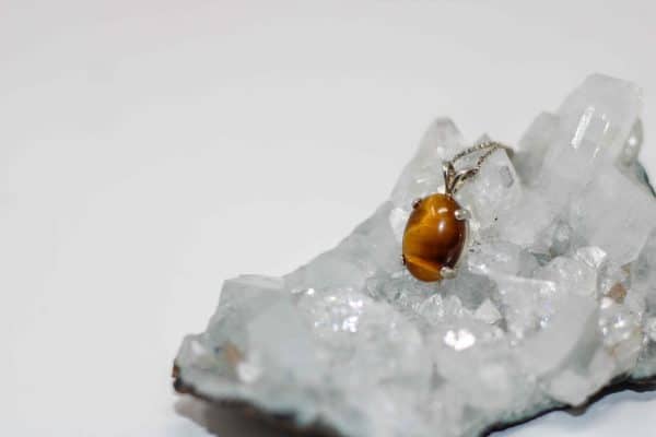925 Silver Tiger Eye Necklace