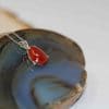 Carnelian Necklace | 925 Silver Carnelian Birthstone Pendant - Image 7