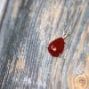 Carnelian Necklace | 925 Silver Carnelian Birthstone Pendant - Image 3