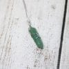 Wire Wrap Green Aventurine Necklace