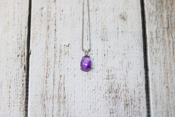 Dainty Amethyst Necklace | February Birthstone Necklaces