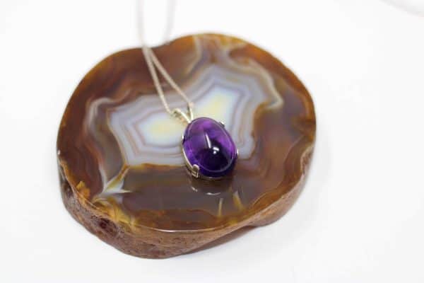 Crystal Amethyst Necklace | Element of Zen February Birthstone Necklaces - Image 7