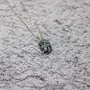 Snowflake Obsidian Necklace | Black Obsidian Crystal Necklace - Image 3