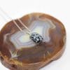 Snowflake Obsidian Necklace | Black Obsidian Crystal Necklace - Image 4