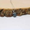 Snowflake Obsidian Necklace | Black Obsidian Crystal Necklace - Image 5