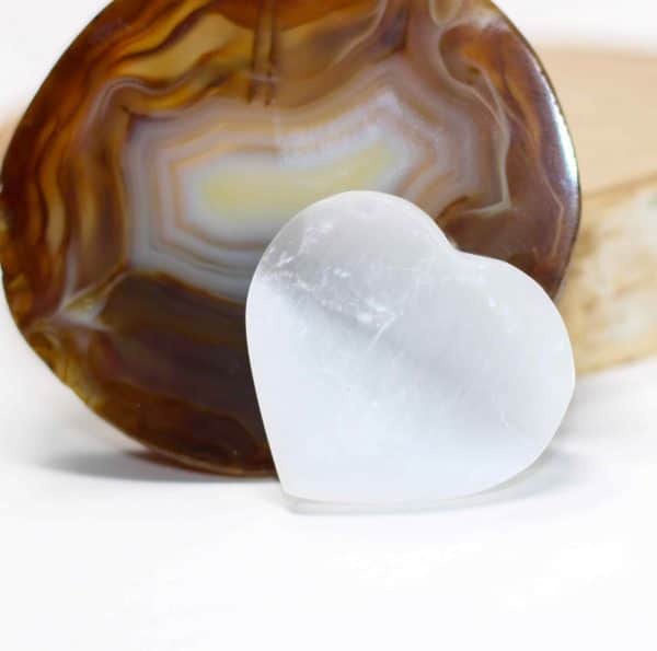 Selenite Crystal Heart - Image 6