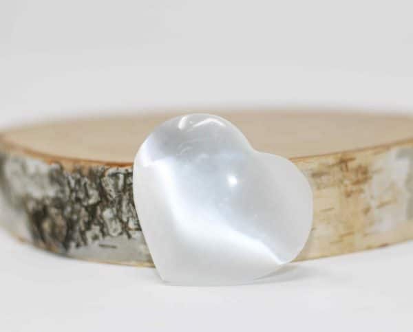 Selenite Crystal Heart