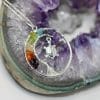 7 Chakra Crystal Tree of Life Necklace | Wire Wrapped Turtle Pendant - Image 4