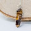 Wire Wrap Tiger Eye Necklace | Tigers Eye Stone Necklace