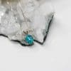 Sterling Silver Turquoise Necklace | Dainty Turquoise Gemstone Pendant - Image 7