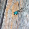 Sterling Silver Turquoise Necklace | Dainty Turquoise Gemstone Pendant - Image 6