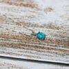 Sterling Silver Turquoise Necklace | Dainty Turquoise Gemstone Pendant - Image 5