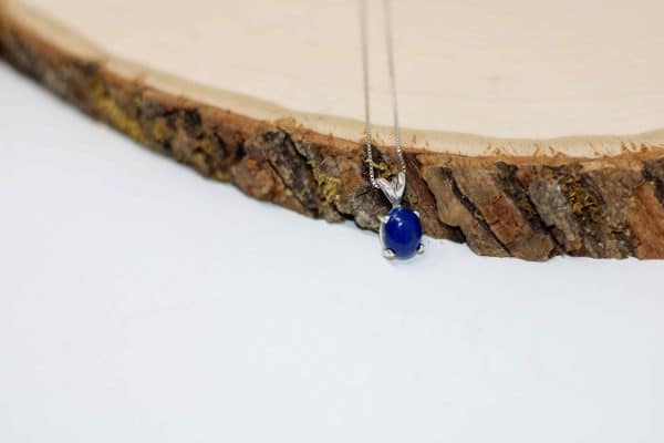 Lapis Lazuli Necklace | 925 Silver Lapis Pendant - Image 2