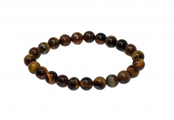 Tiger Eye Crystal Bracelet | Stretchy Beaded Tiger Eye Stone Bracelet - Image 7