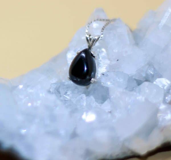 Dainty Handmade Black Onyx Necklace - Image 4