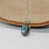 Handmade Labradorite Necklace | 925 Silver Labradorite Gemstone Pendant - Image 9