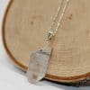 Raw Quartz Crystal Necklace - Image 2