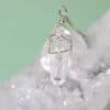 Raw Crystal Quartz Necklace Pendant | Handmade Wire Wrap Gemstone Necklace - Image 2